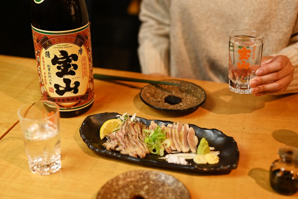酒　焼酎　刺身　鳥刺し　お湯割り　水割り